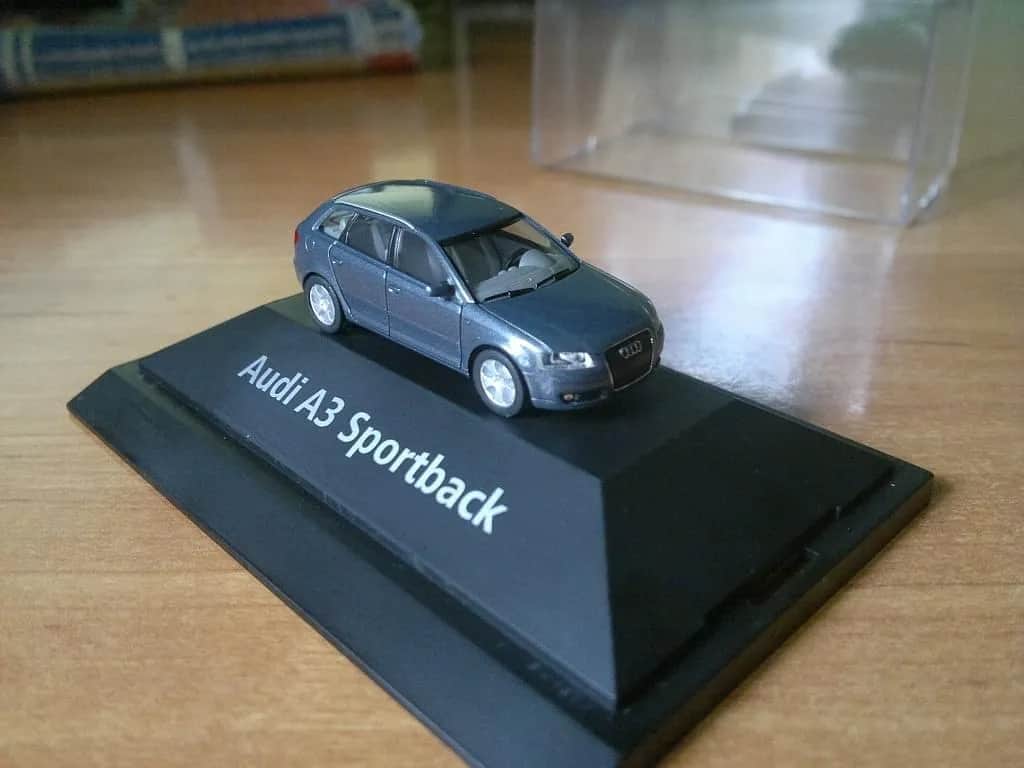 Najlepsze modele zabawkowe Audi A3 8P – kolory, skale i ceny