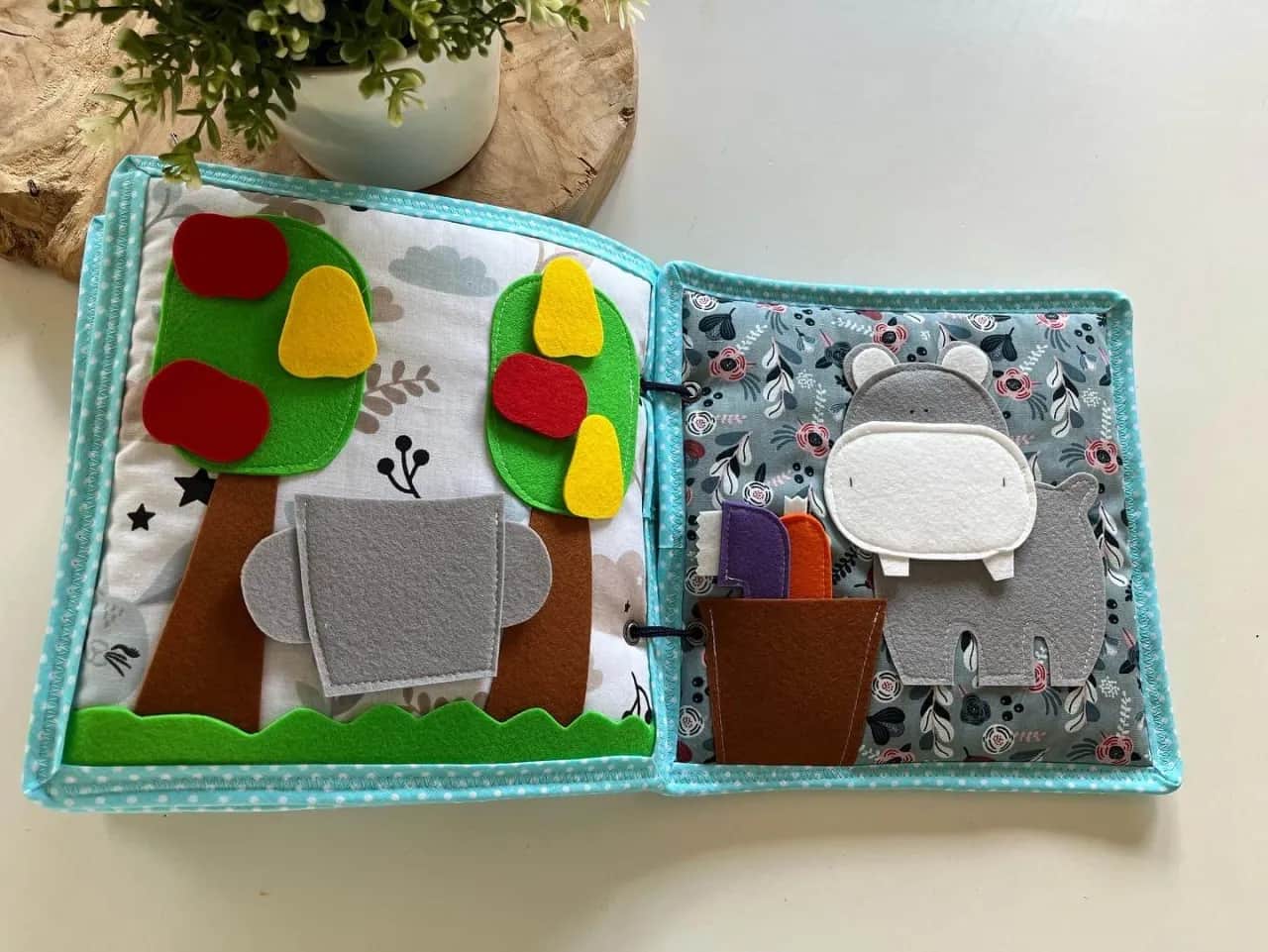 Książeczka sensoryczna 6m+ – rozwój zmysłów i radość zabawy dla maluszka